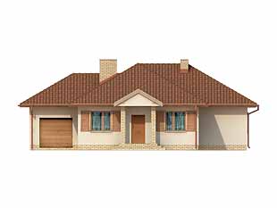 Projekt domu Fantazja - elewacje