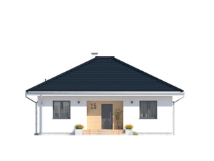 Projekt domu Fistaszek 2 - elewacje