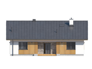 Projekt domu Fistaszek 6 - elewacje