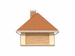 Projekt domu Garaż G12 - elewacje