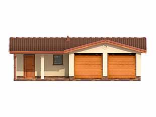 Projekt domu Garaż G1 - elewacje