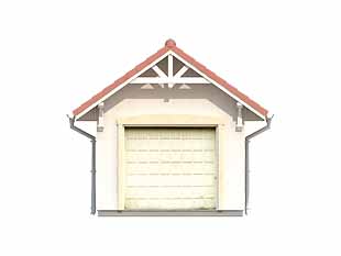 Projekt domu Garaż G6 - elewacje