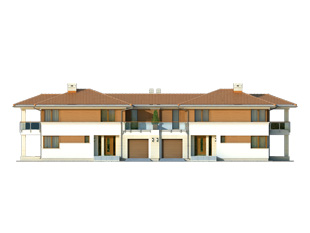 Projekt domu Gemini - elewacje