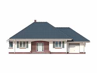 Projekt domu Grot 2 - elewacje