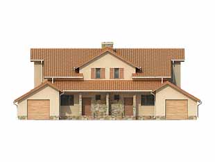 Projekt domu Gryf 2 - elewacje