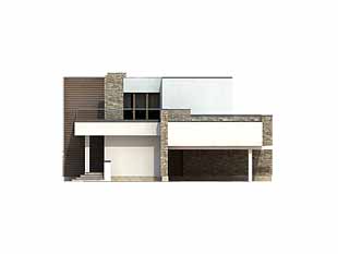 Projekt domu Horus - elewacje