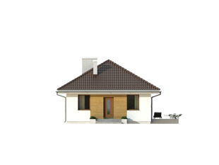 Projekt domu Imbir - elewacje