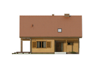 Projekt domu Indygo 2 dr-S - elewacje