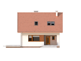 Projekt domu Jagoda - elewacje