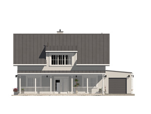 Projekt domu Jagodowy 2 dr-T - elewacje