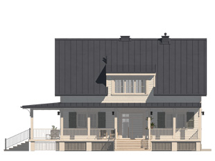 Projekt domu Jagodowy dr-S - elewacje