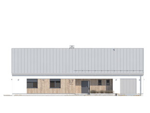 Projekt domu Jemioła 2 - elewacje