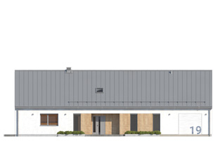 Projekt domu Jemioła 4 - elewacje