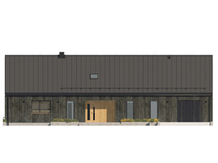 Projekt domu Jemioła 6 - elewacje