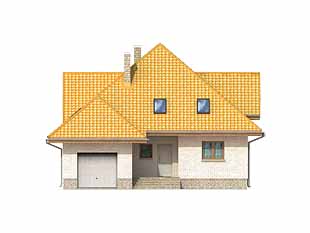 Projekt domu Kadryl - elewacje