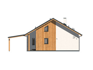 Projekt domu Kalatea - elewacje