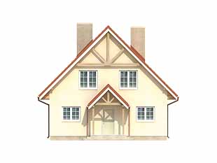 Projekt domu Kalina - elewacje