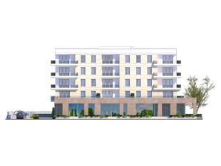 Projekt domu Kameralny - elewacje