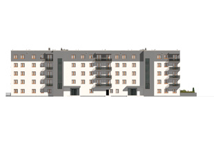 Projekt domu Kapitalny - elewacje