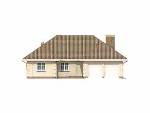 Projekt domu Kaprys 2 - elewacje