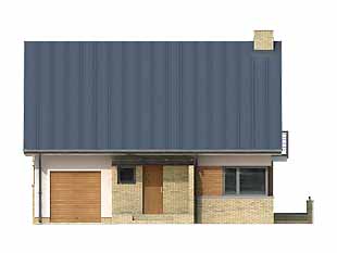 Projekt domu Kawka 2 - elewacje