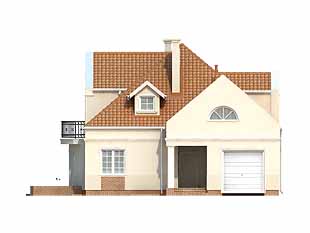 Projekt domu Klasyk - elewacje