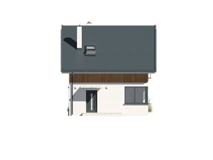 Projekt domu Kote - elewacje