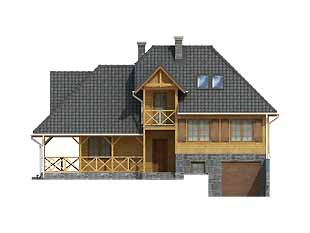 Projekt domu Krakowiak dr-S - elewacje