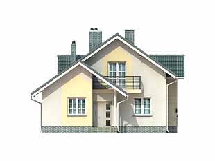 Projekt domu Kryśka - elewacje