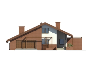 Projekt domu Lara 4 - elewacje