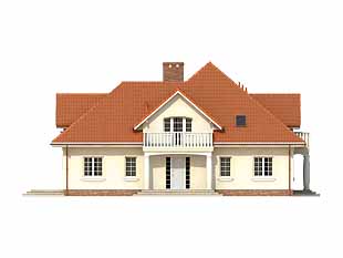 Projekt domu Lawa - elewacje