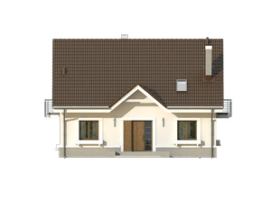 Projekt domu Lawenda - elewacje