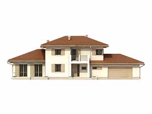 Projekt domu Legenda 2 - elewacje