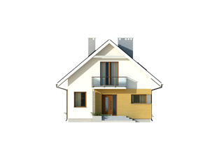 Projekt domu Lilia 3 - elewacje