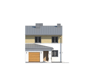 Projekt domu Limba W2 - elewacje