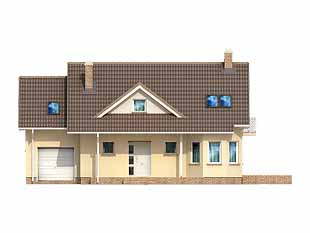 Projekt domu Luśka - elewacje