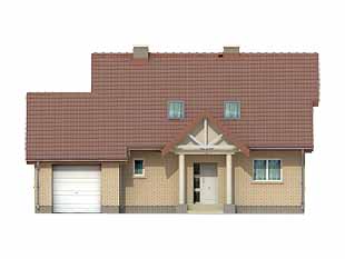 Projekt domu Maciejka 2 - elewacje