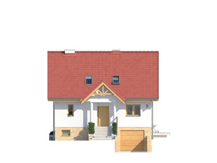 Projekt domu Maciejka 4 - elewacje