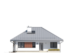 Projekt domu Mak 2 - elewacje