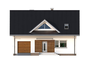 Projekt domu Malina - elewacje