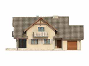 Projekt domu Mazurek 2 - elewacje