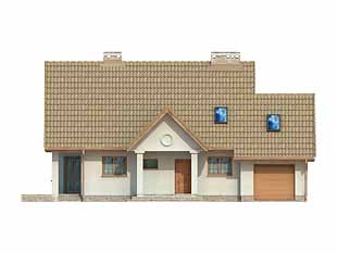 Projekt domu Melodia - elewacje