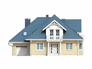 Projekt domu Modrzew 2 - elewacje