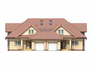 Projekt domu Muza - elewacje