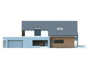 Projekt domu Onyks 2 - elewacje