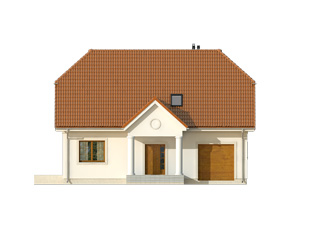 Projekt domu Orlik - elewacje