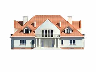 Projekt domu Passat - elewacje