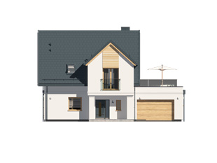 Projekt domu Pinia 3 - elewacje