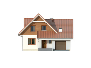 Projekt domu Piryt 2 - elewacje