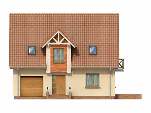 Projekt domu Poezja - elewacje